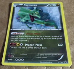 Pokemon Rayquaza XY64 Holo Black Star Promo - Image 2