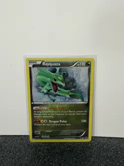 Pokemon TCG Rayquaza XY XY64 Holo Promo Black Star Great Condition - Image 1