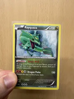 Pokemon TCG Rayquaza XY XY64 Holo Promo Black Star Great Condition - Image 3