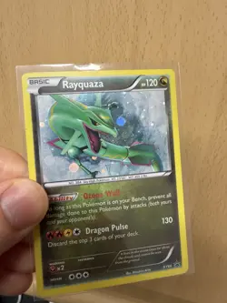 Pokemon TCG Rayquaza XY XY64 Holo Promo Black Star Great Condition - Image 5
