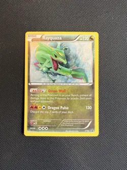 Pokemon TCG Rayquaza XY XY64 Holo Black Star Promo Promo Excellent - Image 1