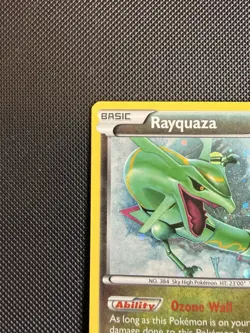 Pokemon TCG Rayquaza XY XY64 Holo Black Star Promo Promo Excellent - Image 2