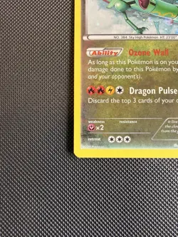 Pokemon TCG Rayquaza XY XY64 Holo Black Star Promo Promo Excellent - Image 5