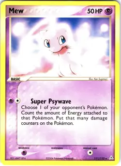 Mew 111/110 Promo Miscellaneous Cards & Products Pokemon Lightly Played - Image 1