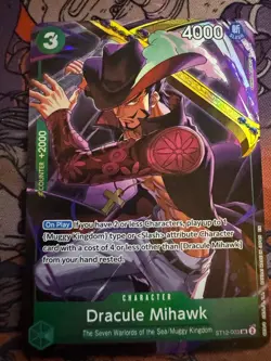 Dracule Mihawk (Illustration Box Vol.4) ST12-003 One Piece Promotion Cards - Image 1