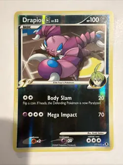 Pokemon Drapion Rising Rivals Card 17/111 Reverse Holo - Image 1