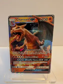 Pokemon TCG Charizard GX SM195 Detective Pikachu Promo Holo Card NM/M Condition - Image 1