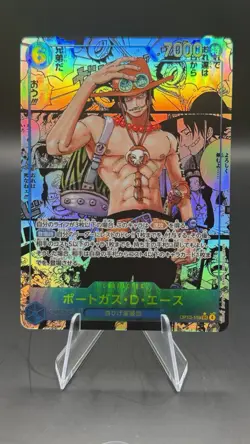 Portgas D. Ace Manga OP13-119 SEC Carrying on His Will Card Japanese Near Mint - Image 1