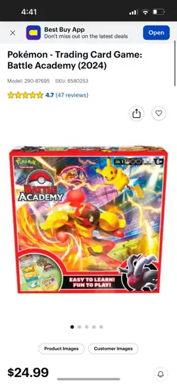 Pokemon Trading Card Game Battle Academy 820650856952 - Image 1