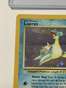 Pokemon Card Lapras 10/62 Holo Rare Fossil Set Unlimited WOTC Vintage 1999 - Image 5