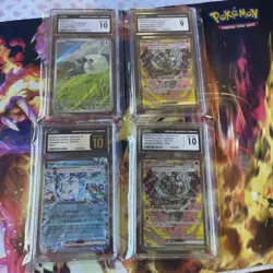 Pokemon Cgc Card Lot CGC 9,10,pristine Hop’s Wooloo Ogerpon Sar - Image 1