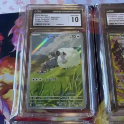 Pokemon Cgc Card Lot CGC 9,10,pristine Hop’s Wooloo Ogerpon Sar - Image 2
