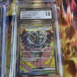 Pokemon Cgc Card Lot CGC 9,10,pristine Hop’s Wooloo Ogerpon Sar - Image 4