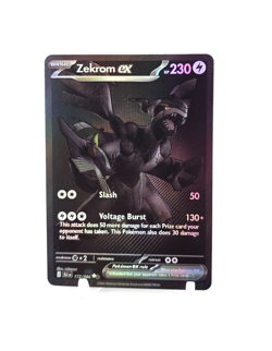 Custom HOLO Zekrom Card Zekrom EX Card READ DESCRIPTION BELOW - Image 1