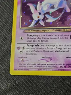 Dark Espeon 4/105 Holo Neo Destiny Pokemon Card LP Light Play - Image 5