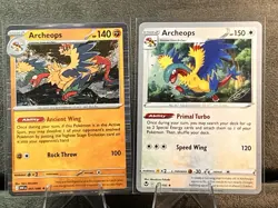 Archeops - 2 Pokemon Card Lot - White Flare #51 Pokemon World Championship #147 - Image 2
