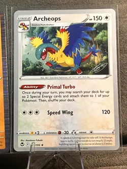 Archeops - 2 Pokemon Card Lot - White Flare #51 Pokemon World Championship #147 - Image 5