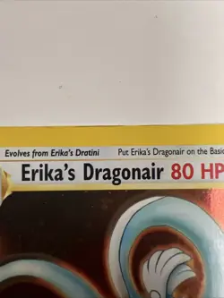 Erika's Dragonair- 4/132 - Holo NM-LP Gym Heroes Pokemon Vintage Pokemon Card - Image 5