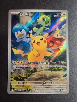 Pikachu 027 LP Scarlet & Violet Promo Holo Promo Pokemon - Image 1