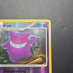 Gengar 17/99 Arceus Reverse Holo Ultra Rare Pokemon TCG LP W/ FREEBIE card - Image 3