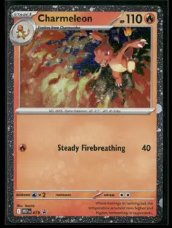 Pokemon Charmeleon - (Cosmos Holo) Promo 079 MEP Mega Evolution Promo NM - Image 1