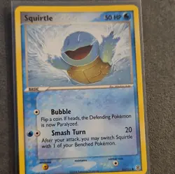Pokemon TCG Squirtle 063/102 Base Set Common Regular 40 HP English Arita - Image 1