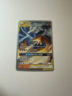 2019 Pokemon World Championships Reshiram & Charizard GX Tag Team Card 20/214 - Image 1