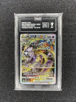 Pokemon Mewtwo VSTAR Ultra Rare Alt Art Holo GG44/GG70 CZ GG EN TAG 9 - Image 1