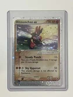 Hitmonchan ex 98/109 Ruby and Sapphire Rare Holo Pokemon Card TCG - Image 1