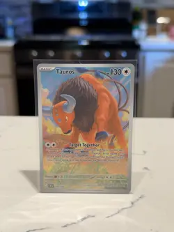 Pokemon ME04: Chaos Rising Tauros Illustration Rare Holo #096/086 - MINT - Image 1