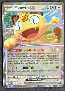 Meowth ex 062/088 Me03: Perfect Order Holo - Image 3