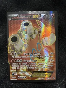 Pokemon XY - Primal Clash 146/160 Holo Ultra Rare Camerupt EX NM - Image 1