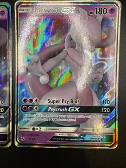 Pokemon TCG Mewtwo GX 31/68 Ultra Rare SM Hidden Fates, NM - Image 5