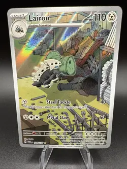 Pokemon Lairon 184/167 Sv06: Twilight Masquerade Illustration Rare Holo, NM - Image 1