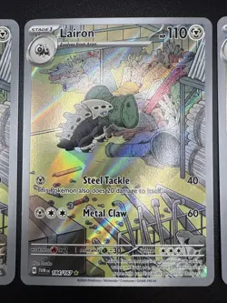 Pokemon Lairon 184/167 Sv06: Twilight Masquerade Illustration Rare Holo, NM - Image 5