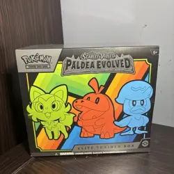 Paldea Evolved ETB - Sealed with Case - Pokemon Elite Trainer Box - Image 1