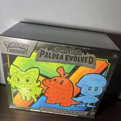 Paldea Evolved ETB - Sealed with Case - Pokemon Elite Trainer Box - Image 2