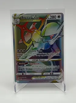 Pokemon TCG Arceus VSTAR (Secret) 176/172 Swsh09: Brilliant Stars Holo, NM - Image 1
