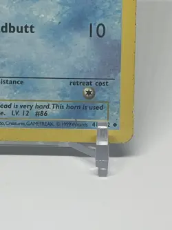 Seel 41/102 Uncommon Base Set Shadowless Pokemon 1st Edition MP - Image 5