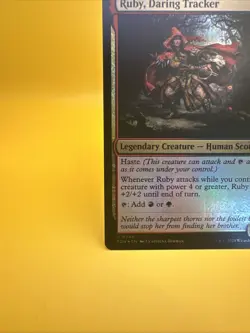 x1 Ruby, Daring Tracker | Foundations (245) | Foil | NM | MTG [freshpullsco] - Image 4