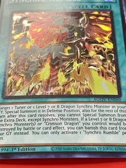 Crimson Dragon + Synchro Rumble + Snake-Eyes Vengeance Dragon | YuGiOh! - Image 4