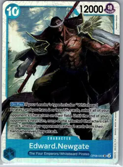 Edward.Newgate OP08-043 SR Two Legends - One Piece Card - NM - Image 1