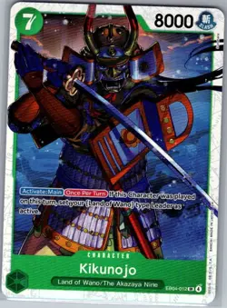 Kikunojo - EB04-012 SR The Azure Sea's Seven - One Piece Card - NM - Image 1
