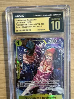 Pristine CGC 10 One Piece Donquixote Rosinante (OP12-108) Free UK Delivery 🚚 - Image 3