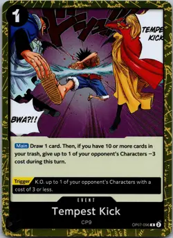 Tempest Kick Foil R 500 Years in the Future OP07-096 NM - Image 1