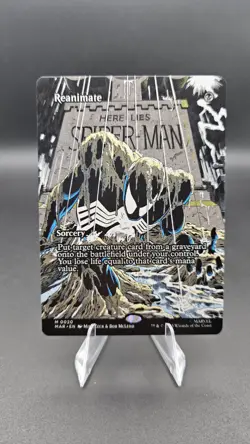 1x REANIMATE (BORDERLESS) Marvel's Spider-man: Marvel Universe Magic MTG 0020 - Image 1