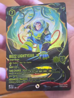 Buzz Lightyear - Jungle Ranger 241/204 Iconic Wilds Unknown Disney Lorcana Card - Image 5