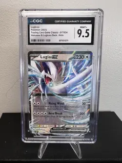 Pokemon TCG Lugia EX Holo Trading Card 017/034 CLV Classic CGC 9.5 MINT+ - Image 1