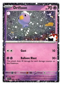 Drifloon 089/198 C Prize Pack Series Cards Holo NM - Image 1