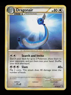 Dragonair 32/102 Uncommon HGSS Triumphant Pokemon Cards - Image 1